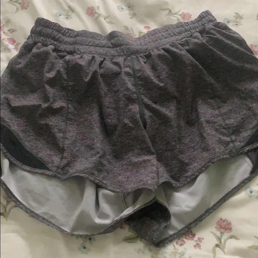 Lululemon hotty hot 4” shorts.